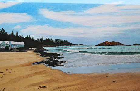 Tofino Beach scene