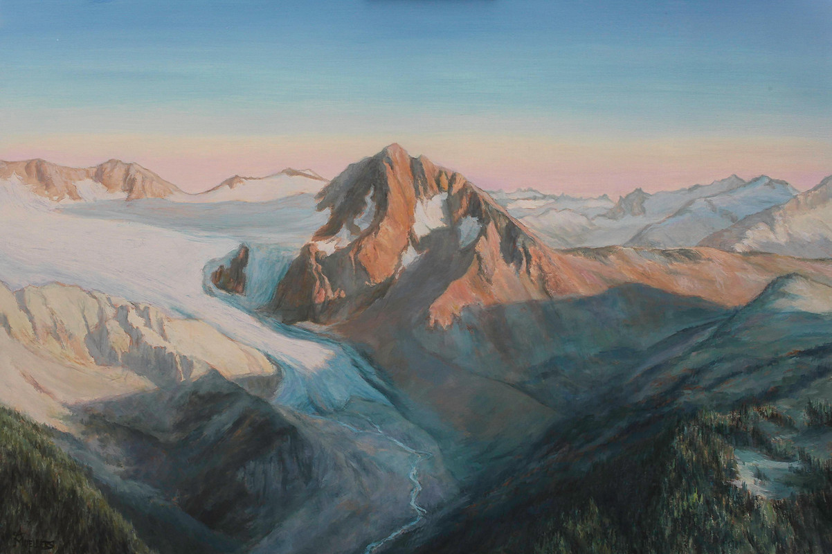 Blue Hour on Mt. Fissile, Whistler