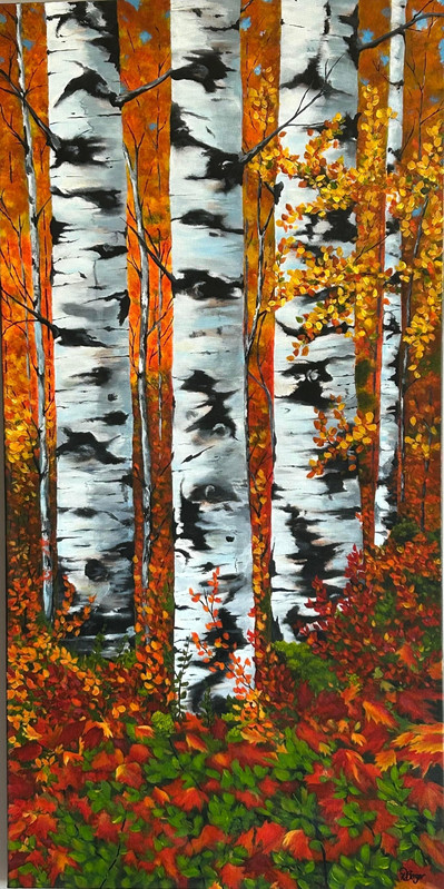 Autumn Birches