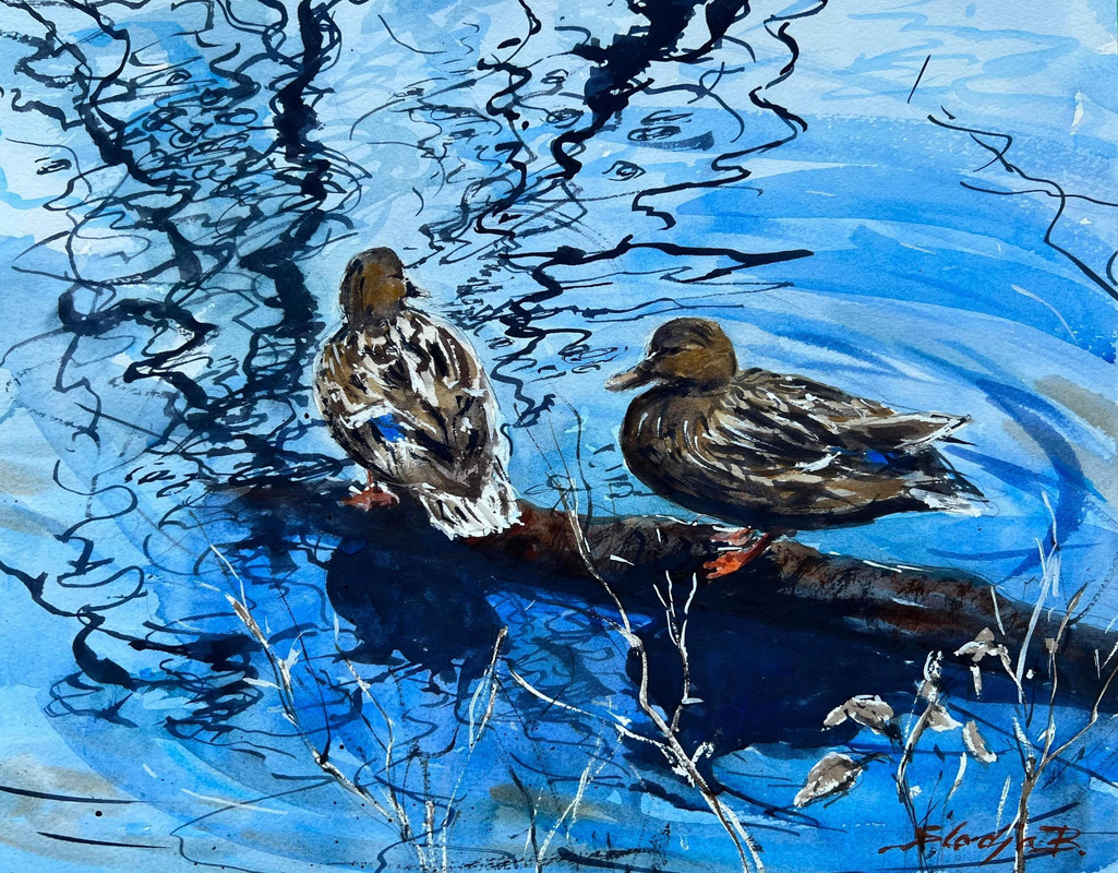 Ripples of Blue