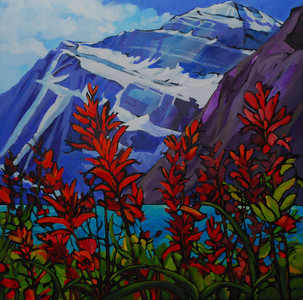 Indian Paintbrush at Edith Cavell