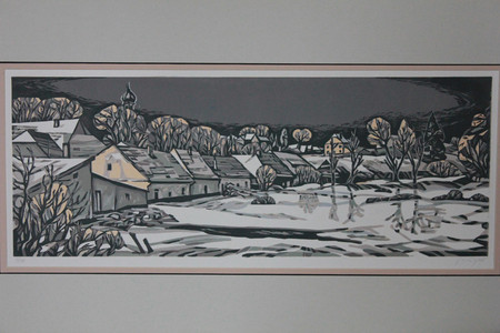 "Winter in Village"