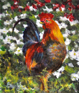 Rooster in Garden