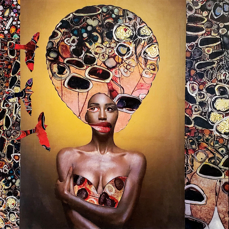Hunger (channeling Wangechi Mutu)