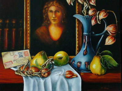 Still Life With Portrait