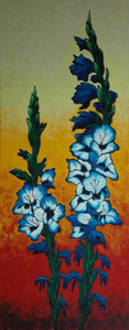 Blue Gladioli