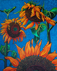 Three Sunflowers #7