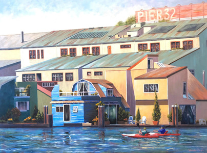 Kayaking at Granville Island