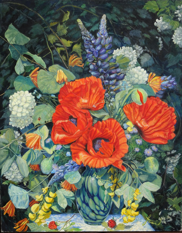 Fiery Blooms