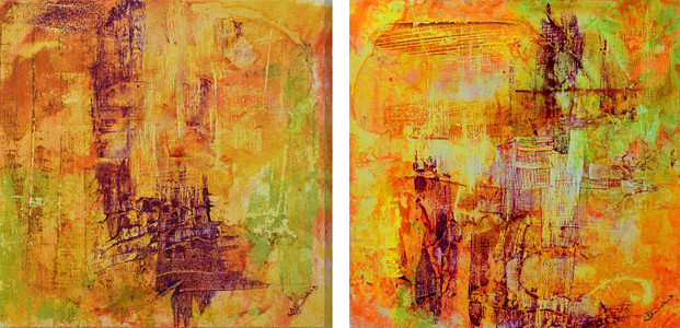 Atomic Bliss (Diptych)