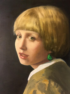 Woman with Emerald Earring