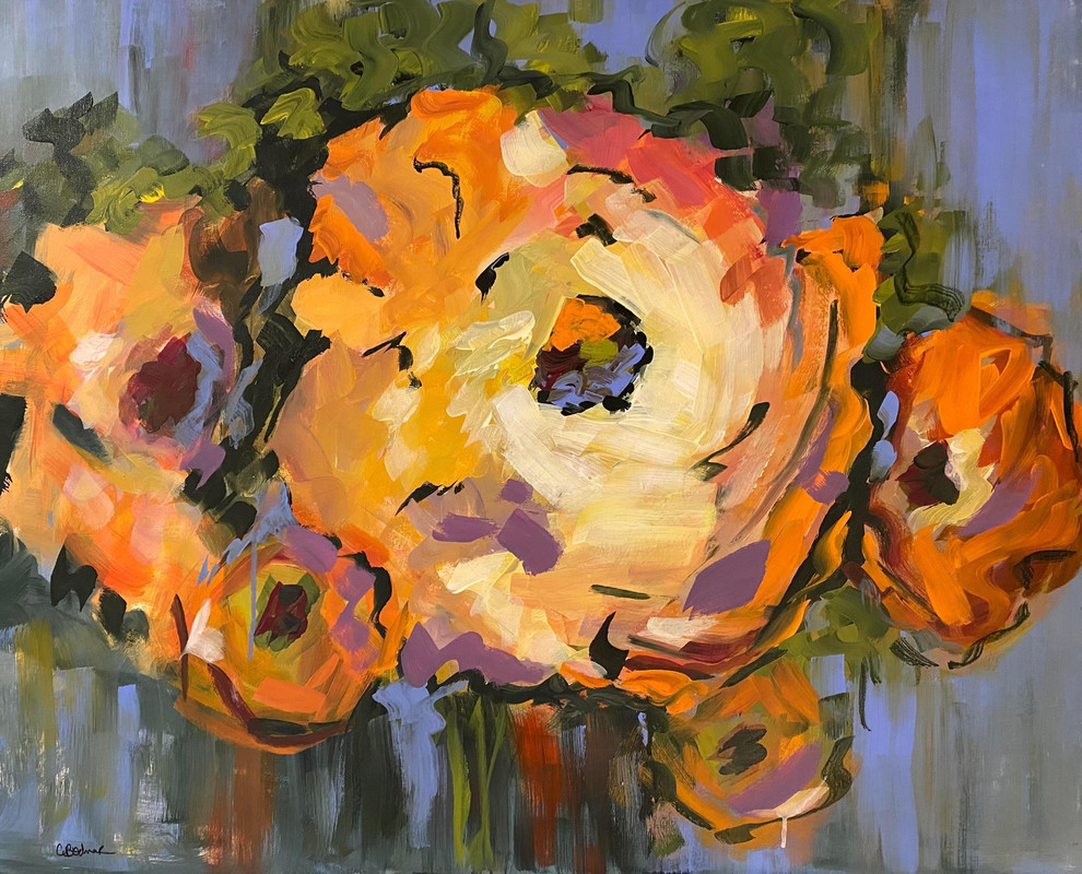 Creamsicle and Lilacs