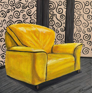 Big Yellow Comfy Chair