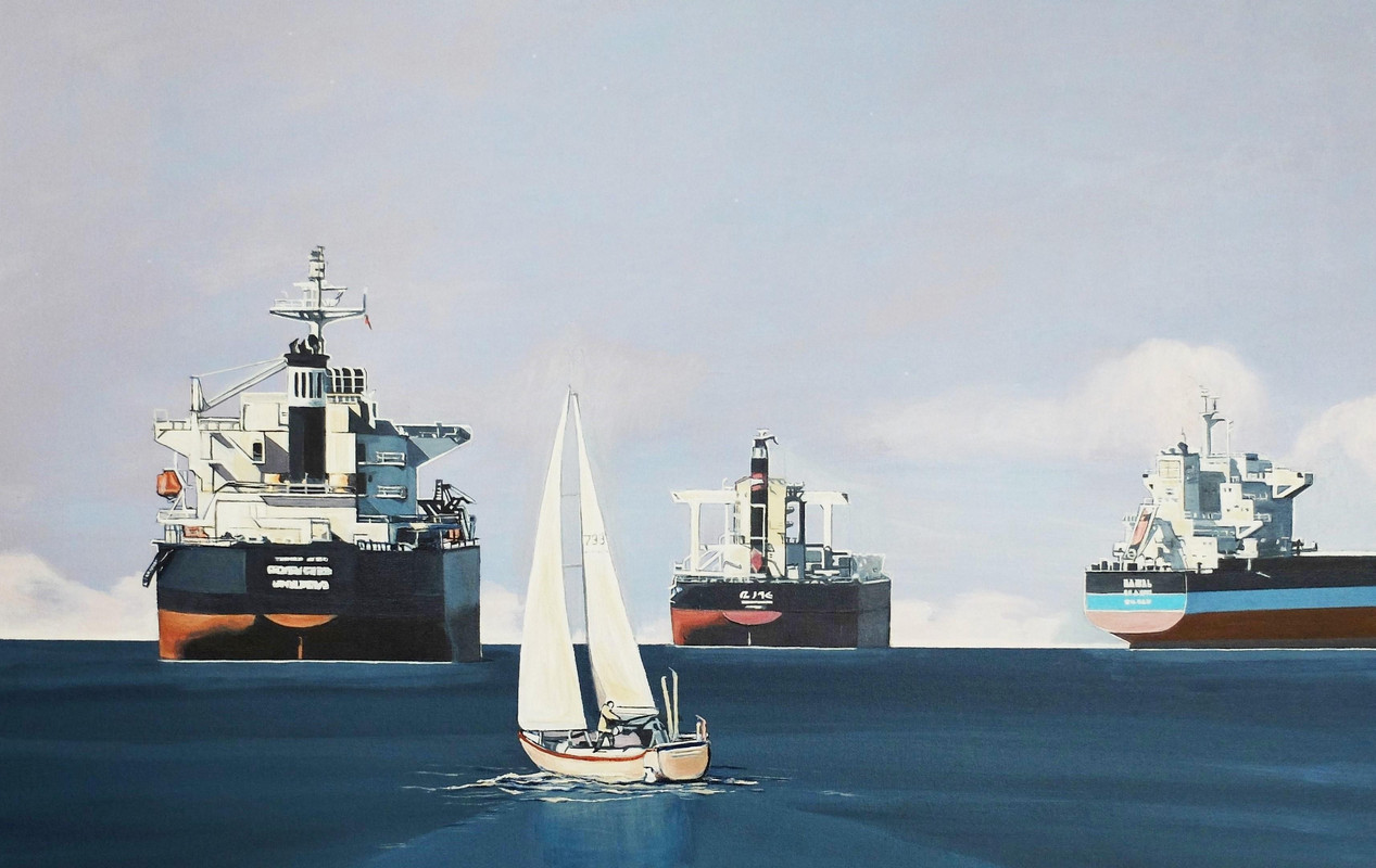 English Bay Freighters