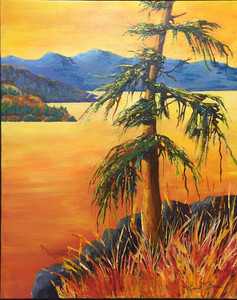 Lone Pine on Okanagan Lake